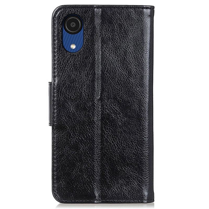 Housse Samsung Galaxy A03 Core Cuir Nappa Fendu