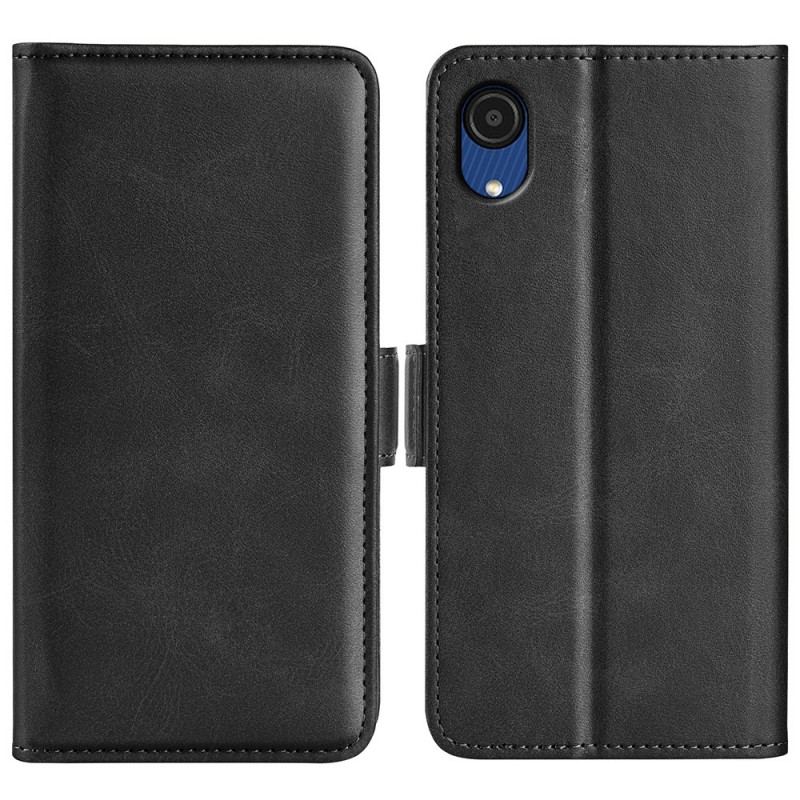 Housse Samsung Galaxy A03 Core Rabat Double