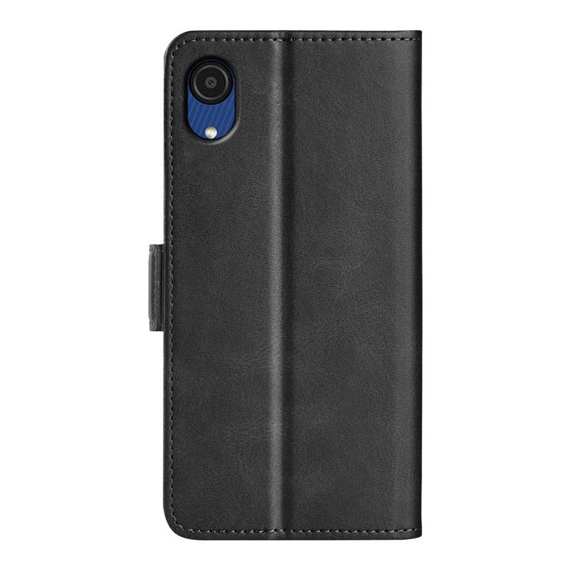 Housse Samsung Galaxy A03 Core Rabat Double