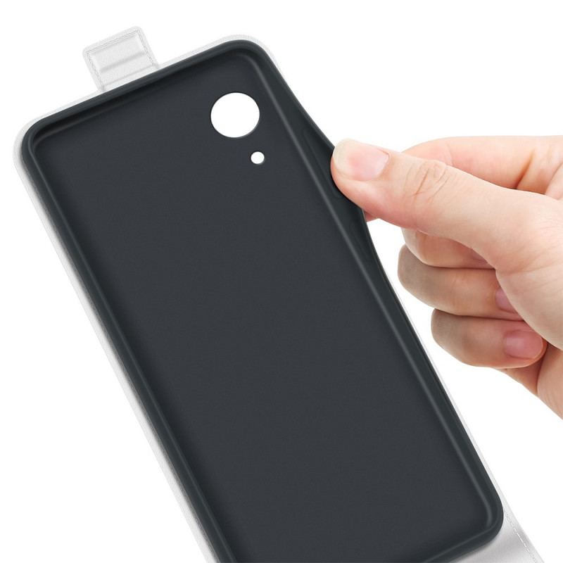 Housse Samsung Galaxy A03 Core Rabat Vertical Effet Cuir