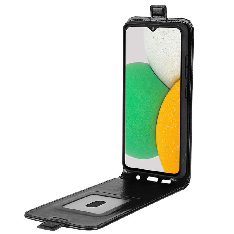Housse Samsung Galaxy A03 Core Rabat Vertical Effet Cuir