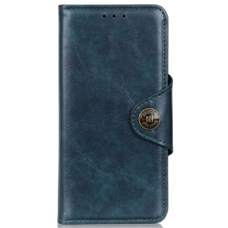 Housse Samsung Galaxy A03 Core Simili Cuir Brillant Bouton