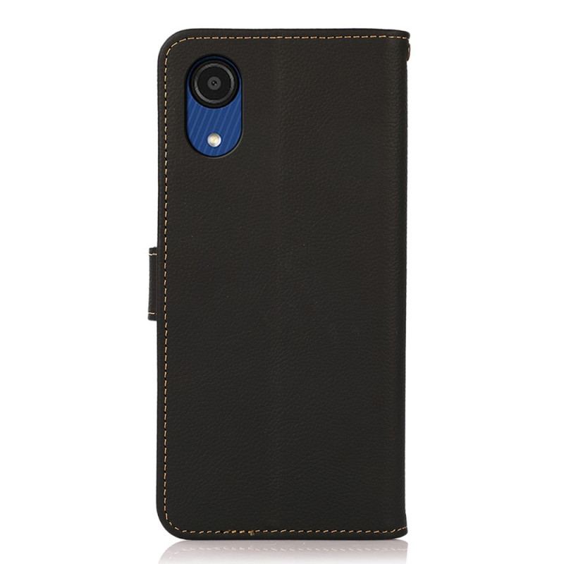Housse Samsung Galaxy A03 Core Simili Cuir KHAZNEH RFID
