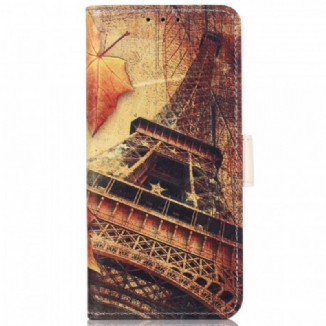 Housse Samsung Galaxy A03 Core Tour Eiffel en Automne