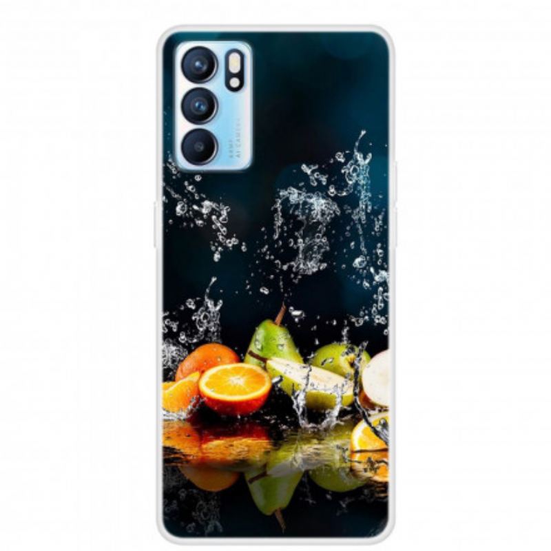 Coque Oppo Reno 6 5G Splash d'Agrumes