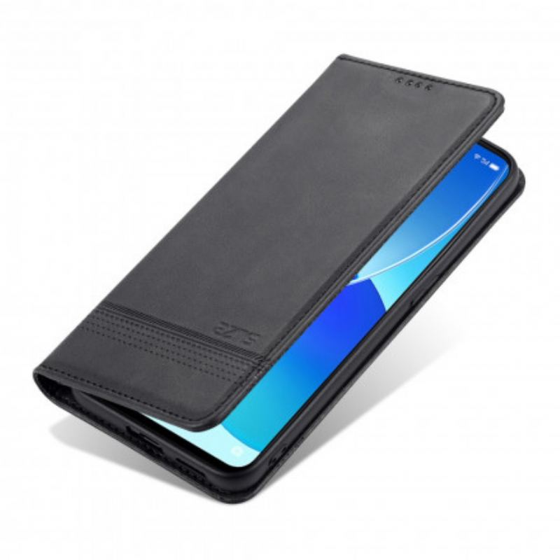 Flip Cover Oppo Reno 6 5G Style Cuir AZNS