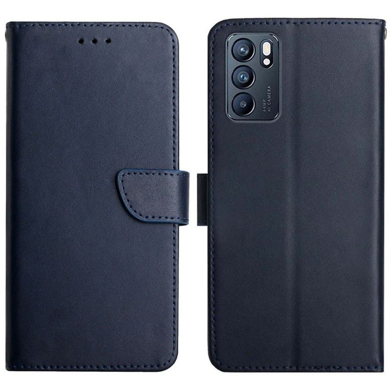 Housse Oppo Reno 6 5G Cuir Nappa Véritable