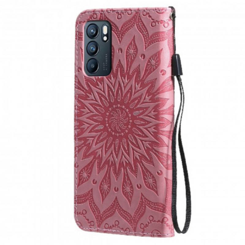Housse Oppo Reno 6 5G Fleur de Soleil