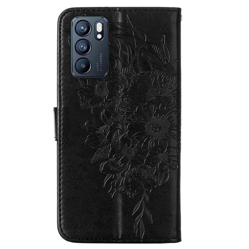 Housse Oppo Reno 6 5G Papillon Design