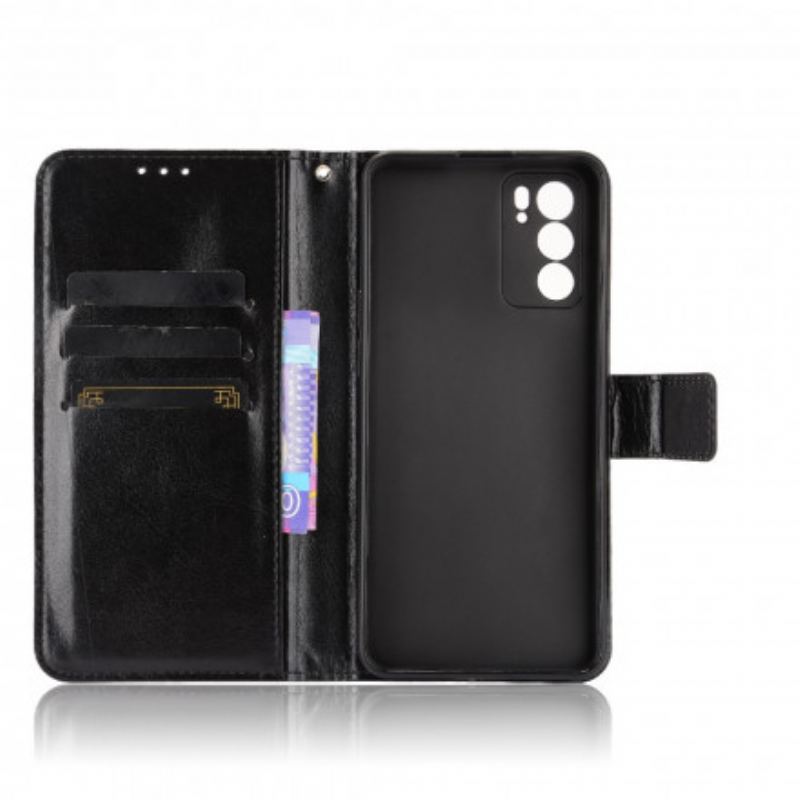 Housse Oppo Reno 6 5G Simili Cuir Flashy