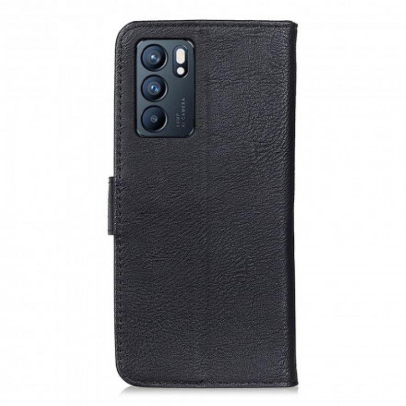 Housse Oppo Reno 6 5G Simili Cuir KHAZNEH