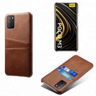 Coque Poco M3 Double Porte Cartes KSQ