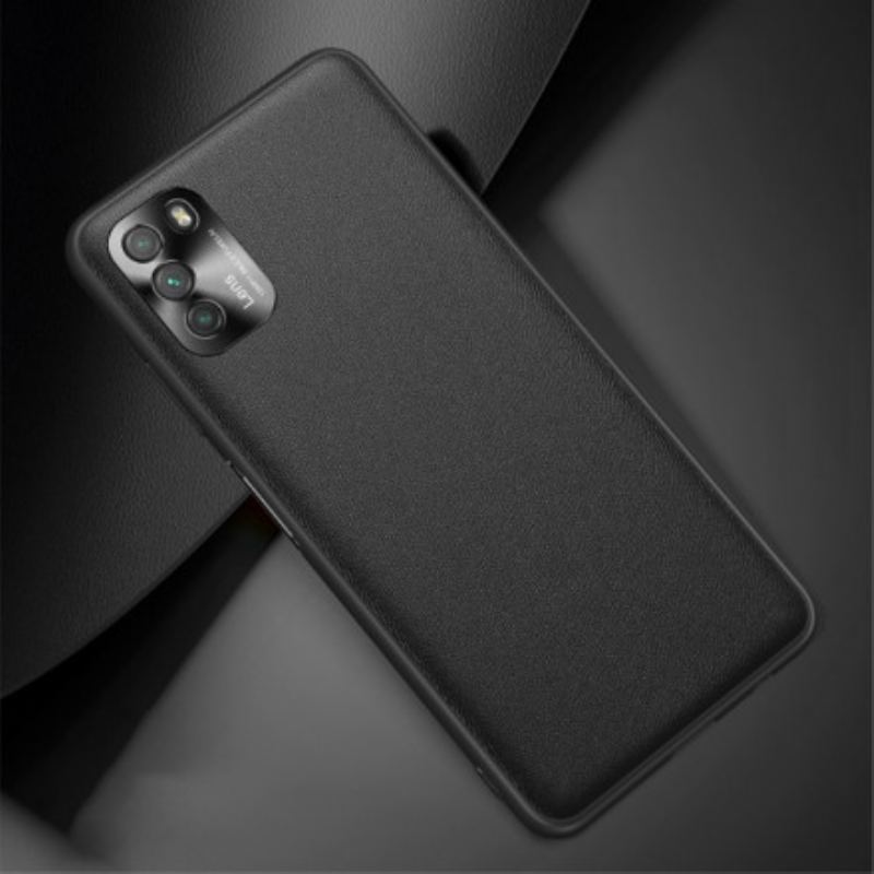 Coque Poco M3 Effet Cuir Prestige