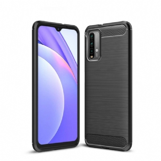 Coque Xiaomi Poco M3 Fibre Carbone Brossée