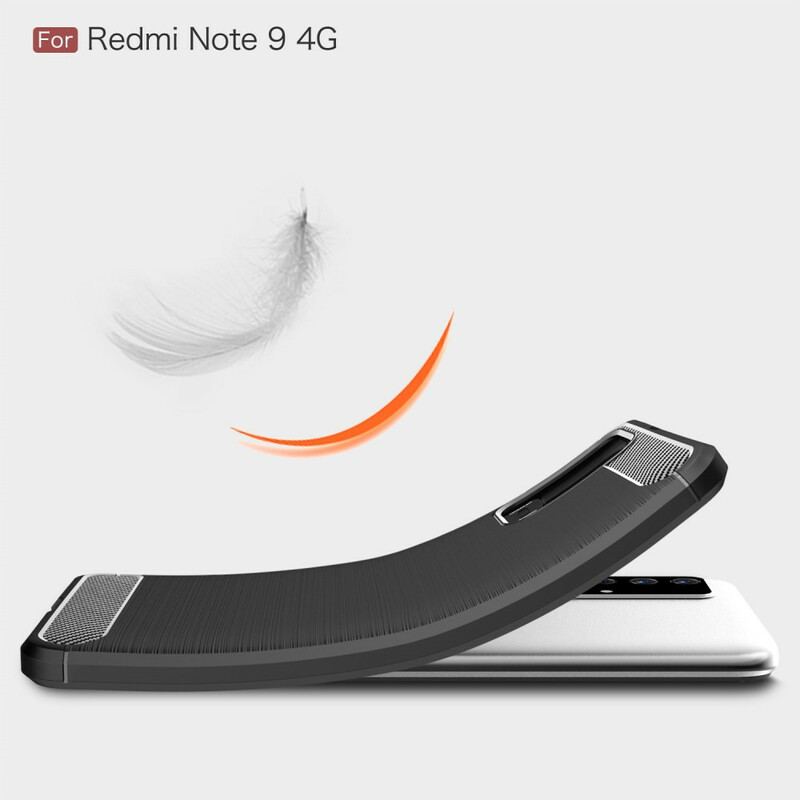 Coque Xiaomi Poco M3 Fibre Carbone Brossée