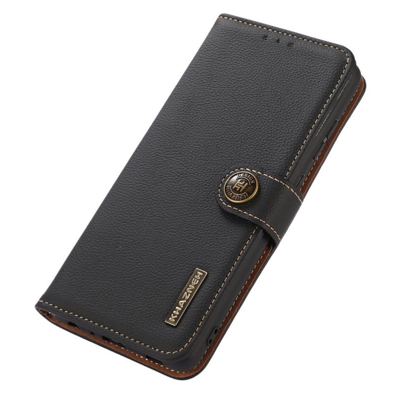 Housse Realme GT2 Pro Cuir Véritable KHAZNEH RFID