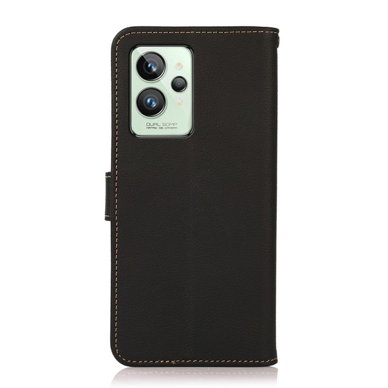 Housse Realme GT2 Pro Cuir Véritable KHAZNEH RFID