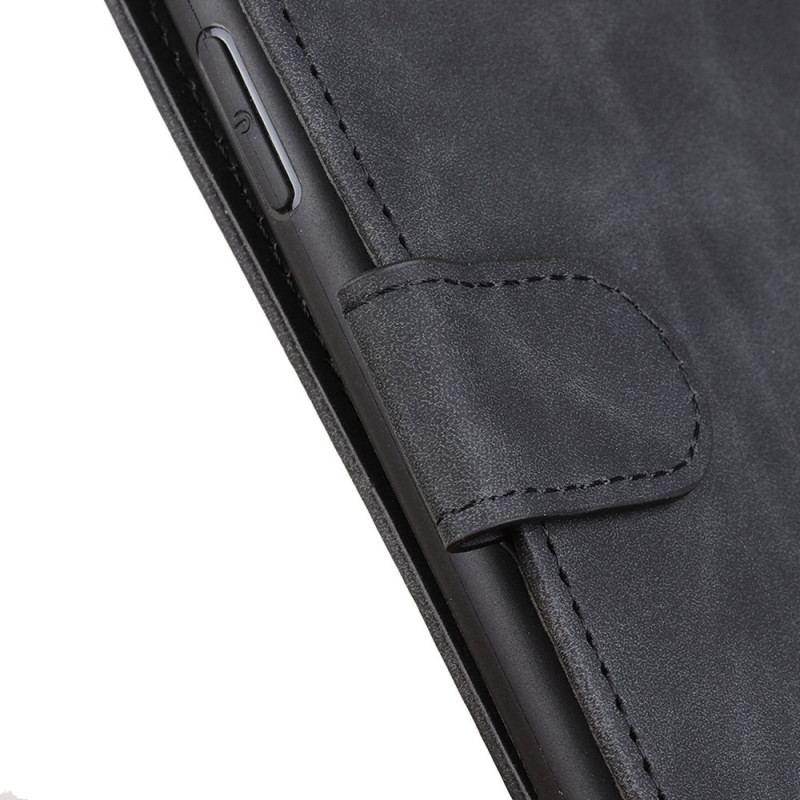 Housse Realme GT2 Pro Effet Cuir Vintage KHAZNEH