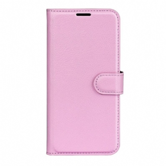 Housse Realme GT2 Pro Simili Cuir Litchi Classique