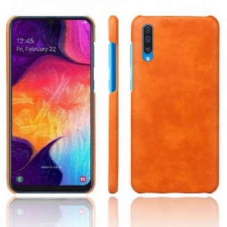 Coque Samsung Galaxy A50 Effet Cuir Litchi Performance