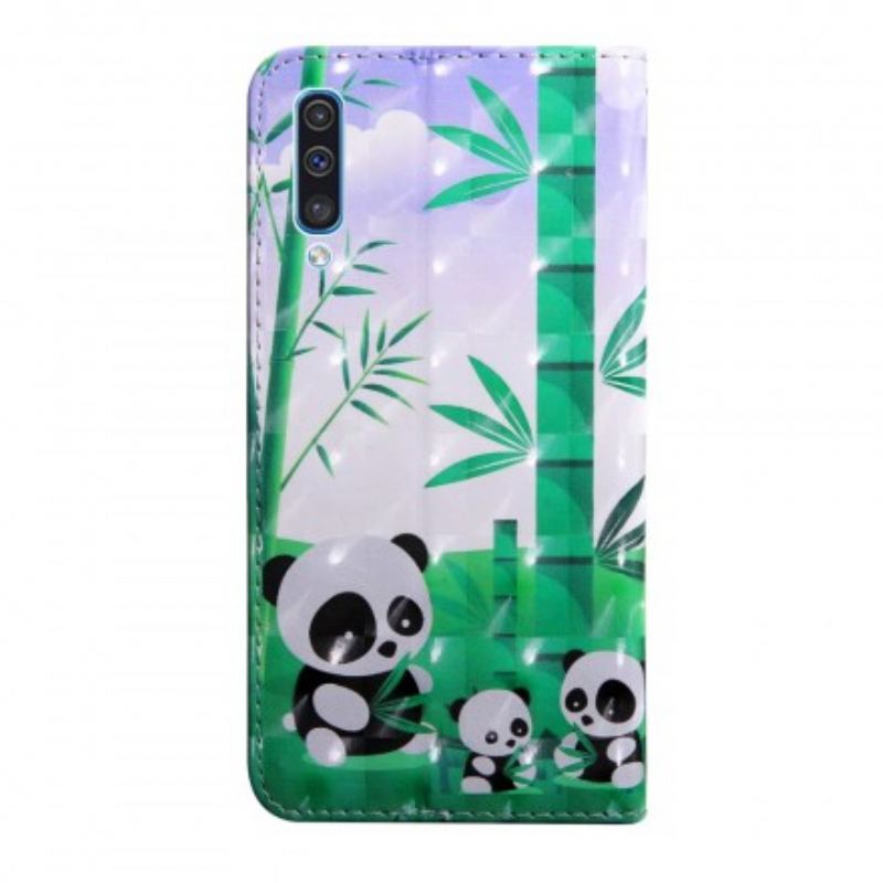 Housse Samsung Galaxy A50 Famille de Panda