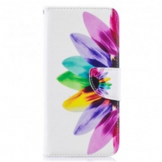 Housse Samsung Galaxy A50 Fleur Aquarelle