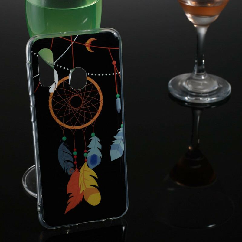 Coque Samsung Galaxy A20e Attrape Rêves Unique Fluorescente