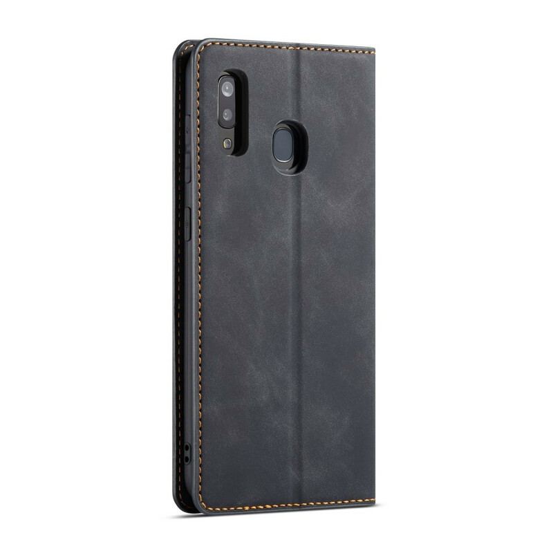 Flip Cover Samsung Galaxy A20e Effet Cuir FORWENW