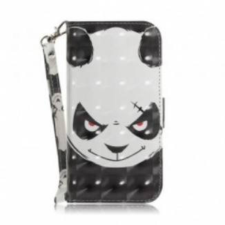 Housse Samsung Galaxy A20e Angry Panda à Lanière