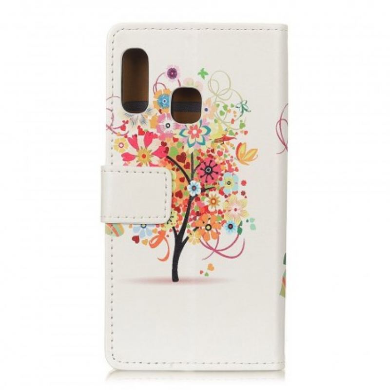 Housse Samsung Galaxy A20e Arbre Fleuri