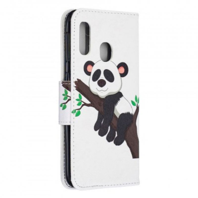 Housse Samsung Galaxy A20e Panda Paresseux