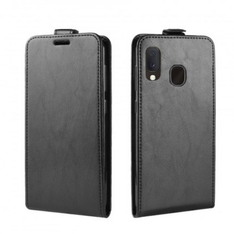 Housse Samsung Galaxy A20e Rabattable Effet Cuir