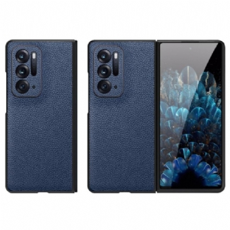Coque Oppo Find N Véritable Cuir litchi Premium