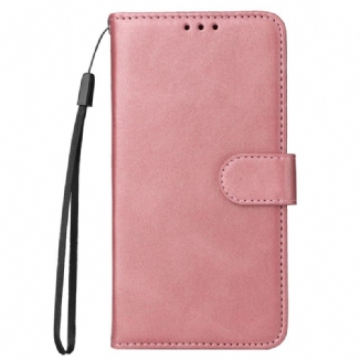 Housse Xiaomi Redmi Note 12 Pro Plus Unie à Lanière