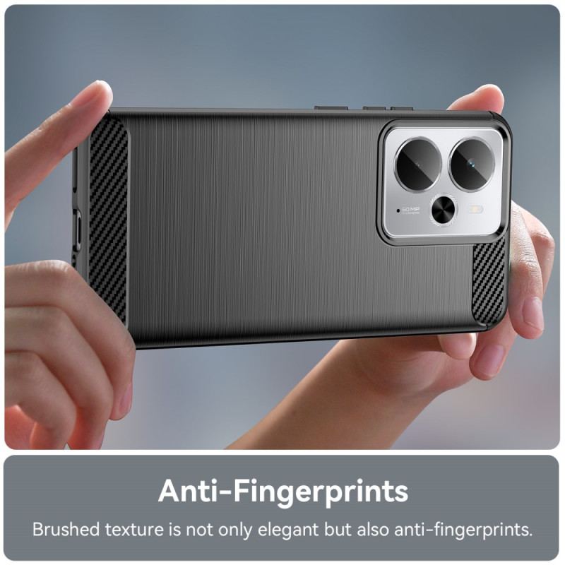 Coque Realme 14 5G / 14T 5G / P3 5G Fibre Carbone Brossée
