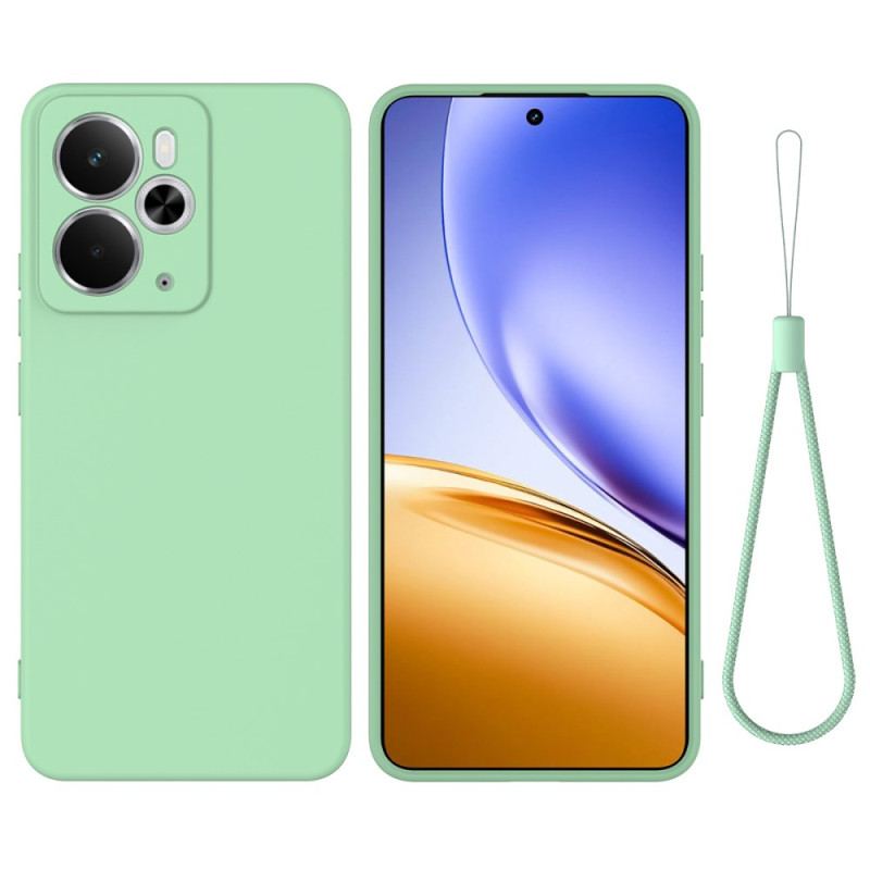 Coque Realme 14 5G / Realme 14T 5G Silicone Liquide à Lanière