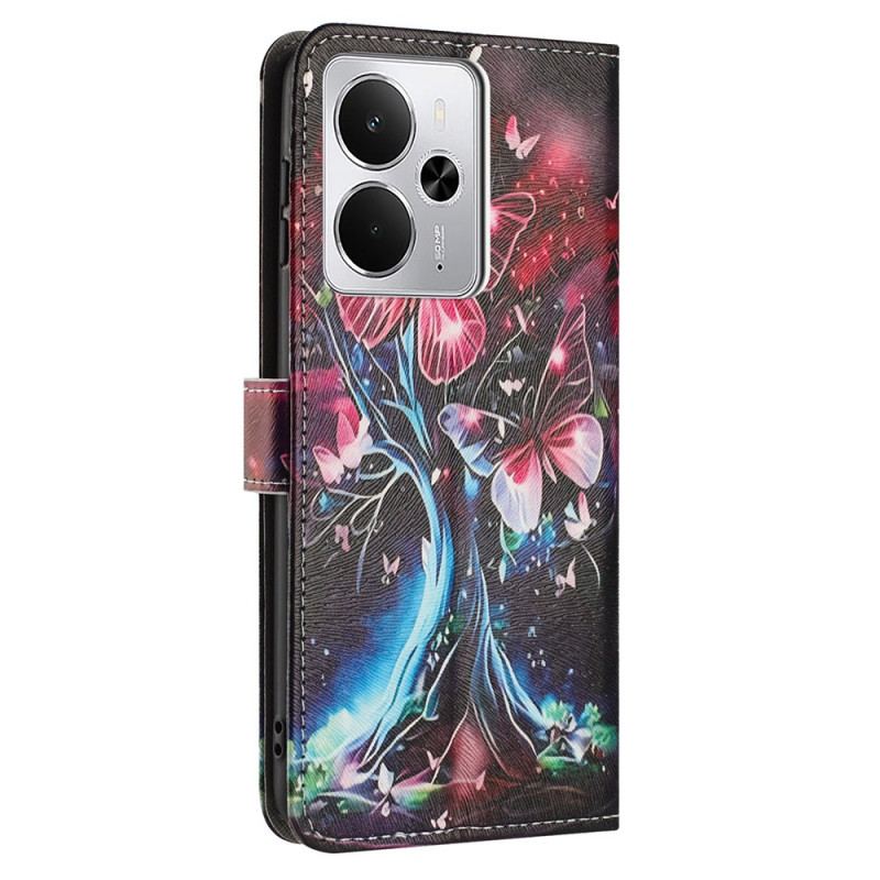 Housse Realme 14 5G / 14T 5G / P3 5G Arbre et Papillons
