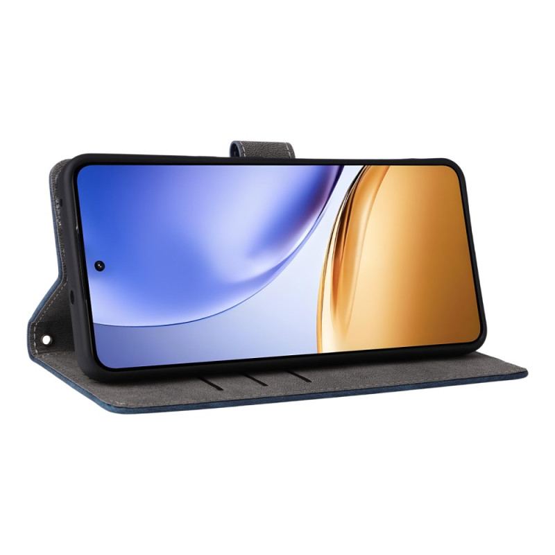 Housse Realme 14 5G / 14T 5G Protection RFID Effet Daim
