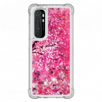 Coque Xiaomi Mi Note 10 Lite Arbre Paillettes