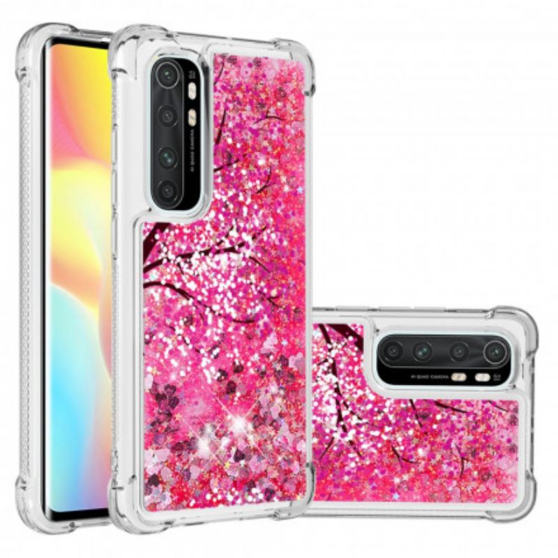 Coque Xiaomi Mi Note 10 Lite Arbre Paillettes