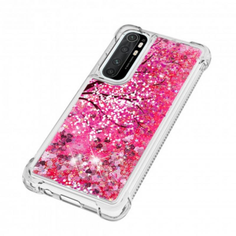 Coque Xiaomi Mi Note 10 Lite Arbre Paillettes