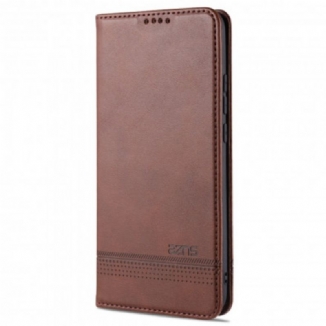 Flip Cover Xiaomi Mi Note 10 Lite Style Cuir AZNS
