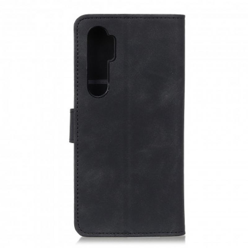 Housse Xiaomi Mi Note 10 Lite Mate Effet Cuir Vintage KHAZNEH