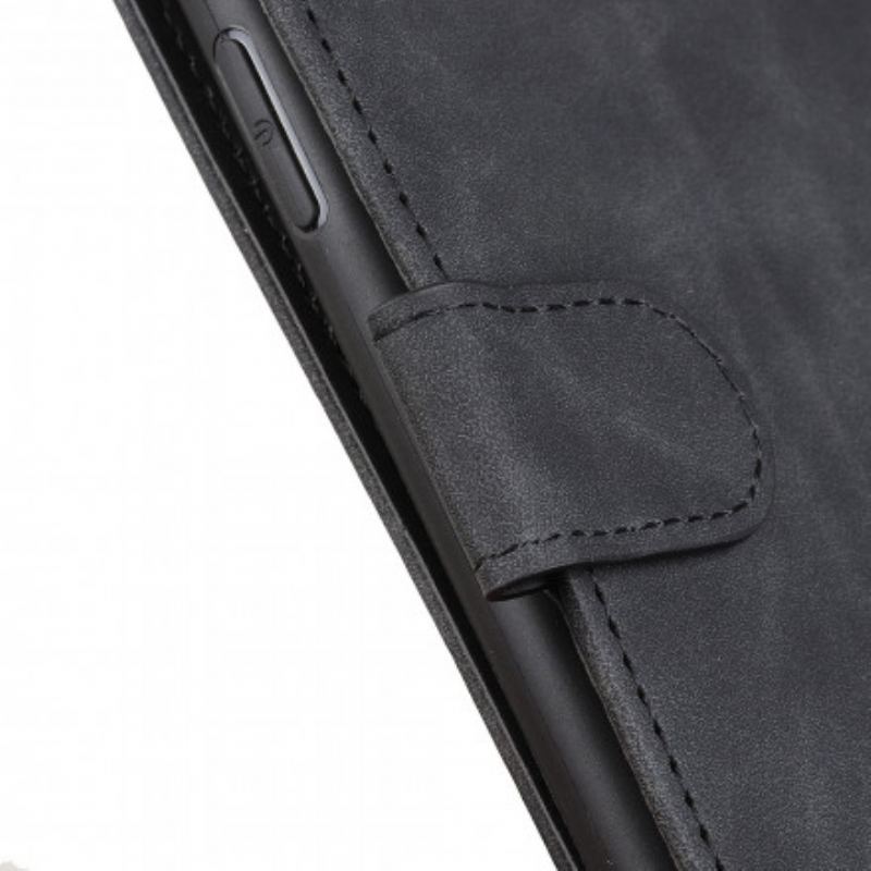 Housse Xiaomi Mi Note 10 Lite Mate Effet Cuir Vintage KHAZNEH