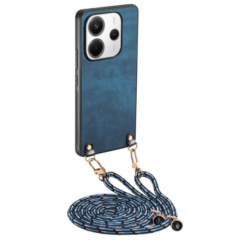 Coque à Cordon Xiaomi Redmi Note 14 5G Effet Daim