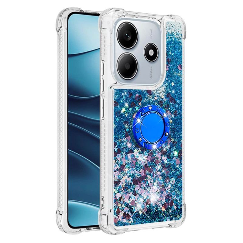 Coque Xiaomi Redmi Note 14 5G Anneau-Support Paillettes