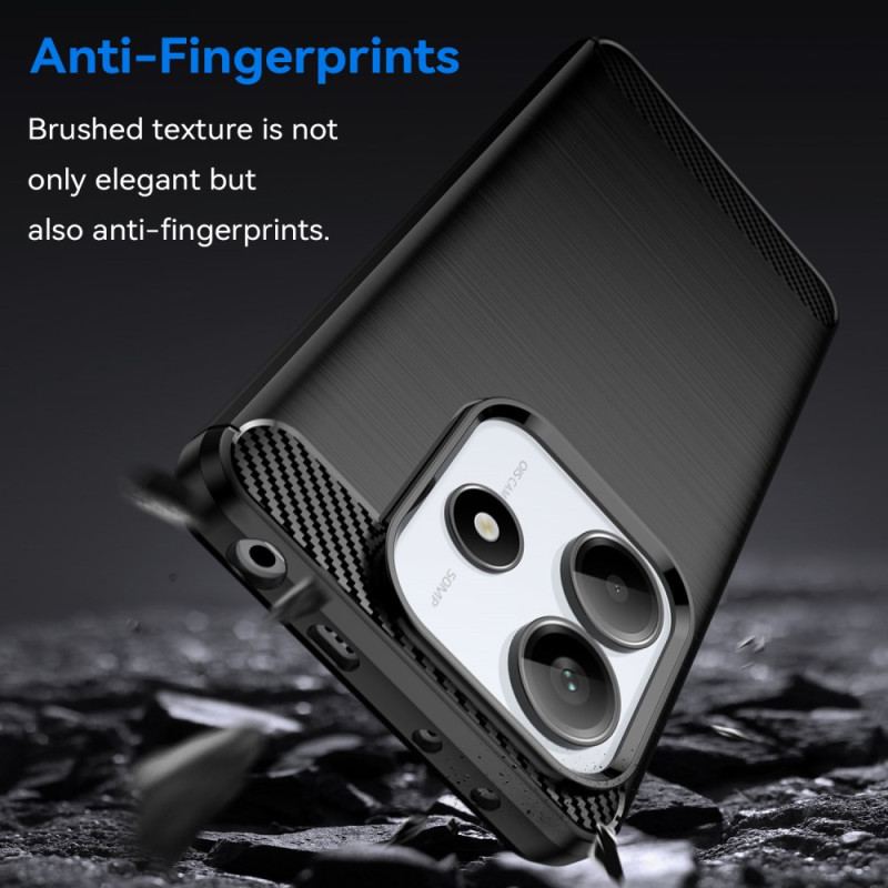 Coque Xiaomi Redmi Note 14 5G Fibre Carbone Brossée