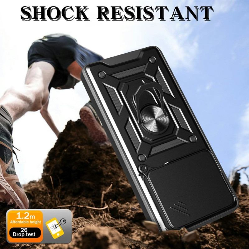 Coque pour Xiaomi Redmi Note 14 5G Protection Caméra Coulissante et Support