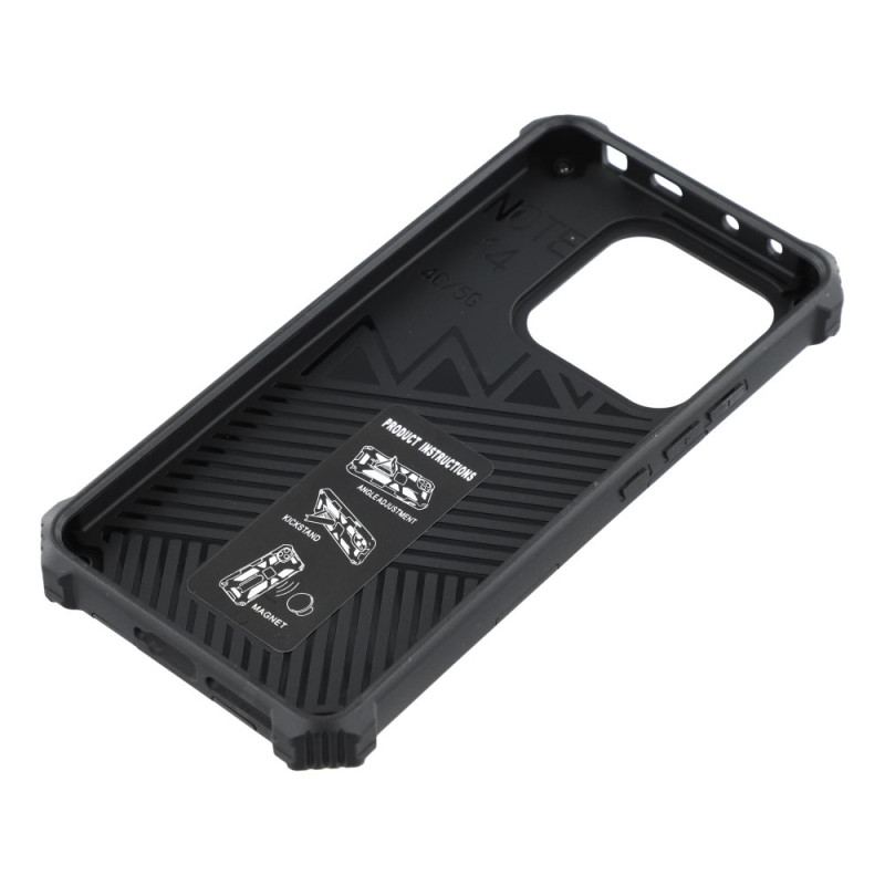 Coque Xiaomi Redmi Note 14 5G Robuste avec Support Intégré