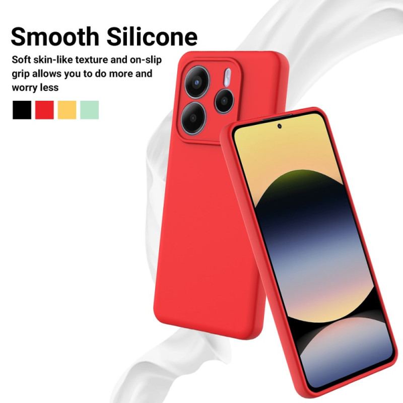 Coque Xiaomi Redmi Note 14 5G Silicone Liquide à Lanière
